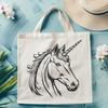 Stunning Unicorn In PDF Free Commercial Use Download