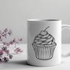 Artistic Cupcake - DXF Format