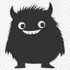 Monster Vector Image In DXF File Format For Free Download