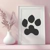 Free Unique Paw Print Vector Art PNG - Commercial Use