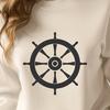 Beautiful Ships Wheel SVG, PNG, PDF And DXF Files