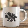 Creative Triceratops In PDF And PNG