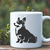 Artistic Welsh Corgi In SVG & PNG