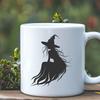 Beautiful Witch - Laser Engraver PNG