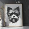 Beautiful Yorkshire Terrier - For Vinyl Project