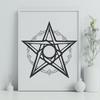 Unique Pentagram In SVG - Free Digital Download