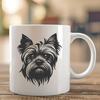 Stunning Yorkshire Terrier Vector Craft File