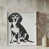 Dog Digital Artwork In DXF File Format For Free Download