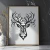 Ornate Deer - Sublimation SVG Free Download