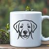 Artistic Labrador Retriever Decal