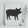 Pig Printable Artwork In PDF File Format For Free Download