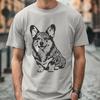 Ornate Welsh Corgi In DXF