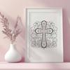 Free Cross Vector Craft File