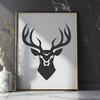 Free Beautiful Deer - Free DXF Download, Commercial Use