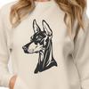 Doberman Pinscher Illustration In PNG & SVG - Free Digital Download