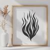 Stunning Flames In SVG, PNG, PDF And DXF File Formats - Free