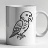 Parrot In DXF For Download, Free Commercial Use