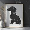 Dachshund Vector Image In SVG, PNG, PDF And DXF File Formats