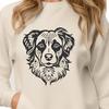 Ornate Australian Shepherd PNG