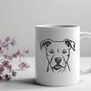 Artistic Pitbull In SVG & DXF