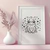 Artistic Toad - Sublimation PNG