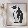 Stunning Penguin In SVG, PNG, PDF And DXF File Formats - Free