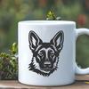 German Shepherd In PNG & PDF