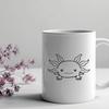 Free Unique Axolotl Drawing DXF - Commercial Use