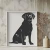 Free Labrador Retriever In DXF For Free Download