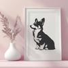 Free Artistic Corgi - Free PNG Download, Commercial Use