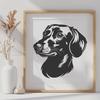 Stunning Dachshund In PDF And PNG