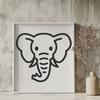 Free Elephant Clipart In PDF For Free Download