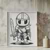 Unique Knight - For Glowforge Project