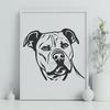 Free Beautiful Pitbull - Free SVG Download, Commercial Use