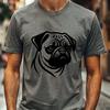 Beautiful Pug In DXF Free Commercial Use Download