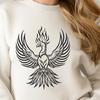 Artistic Pheonix - Laser Engraver SVG