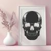 Artistic Skull - Procreate DXF Free Download