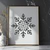 Beautiful Snowflake Printable Artwork