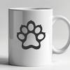 Artistic Paw Print - Laser PDF Free Download