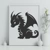 Free Unique Dragon Image SVG - Commercial Use