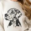 Beautiful Great Dane - DXF For Commercial Use