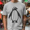 Free Unique Penguin Vector Art DXF - Commercial Use