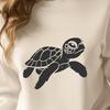 Beautiful Sea Turtle - Laser PNG