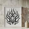 Stunning Flames - DXF For Commercial Use