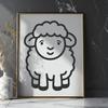 Sheep Vector Image In SVG, PNG, PDF And DXF File Formats