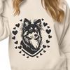 Creative Shetland Sheepdog - Glowforge PNG Free Download