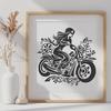 Motorbike In DXFs - Free Commercial Use License