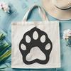 Artistic Paw Print Printable Image - Free PNG Download