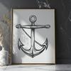 Anchor Digital Art In SVG, PNG, PDF And DXF Formats