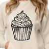 Beautiful Cupcake SVG - For Craft Project